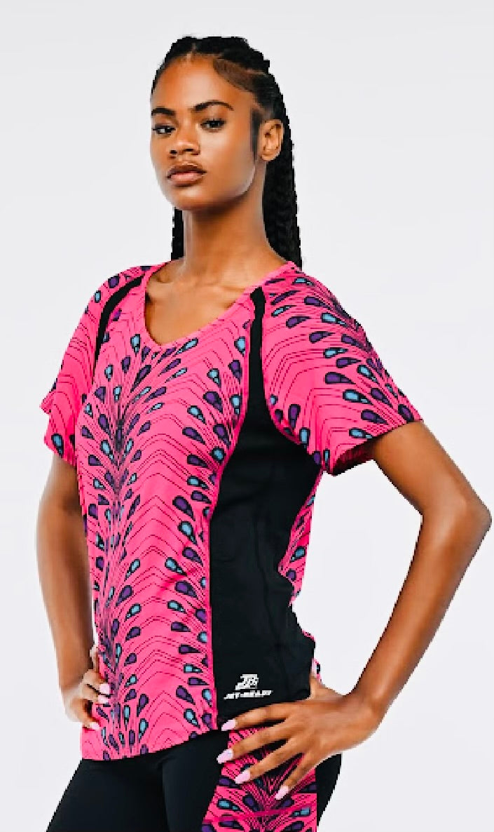 FIRECRACKER Women's African Themed Shirt (Luminous Bulb)