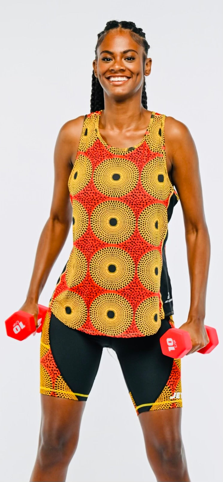 RADIANT Women's African Themed Tank Top (Record Disc)