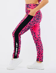 FIRECRACKER Women's African Themed Leggings (Luminous Bulb)